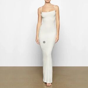 NWT - Skims Long Slip Dress in Marble